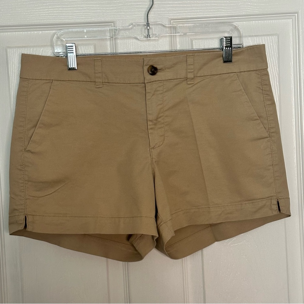 Women’s Old Navy Chino Style Everyday Mid-Rise Khaki Shorts Sz:12 GUC
